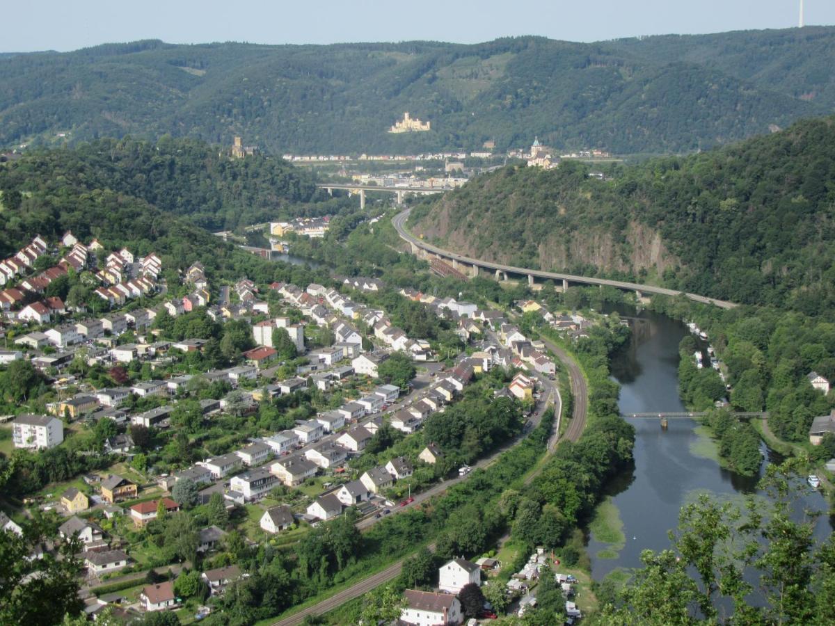 Ferienhaus Leopold Mit Burgblick An Der Mosel Burgen  Esterno foto